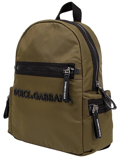 Рюкзак с прорезиненным логотипом Dolce & Gabbana - 1504528080517 - Фото 4
