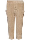 Вельветовые брюки с карманами - 1084519382832