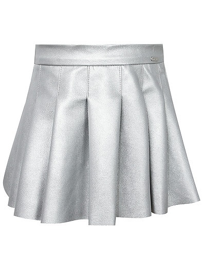 Серебристая юбка из экокожи Mayoral - 1044209980014 - Фото 1