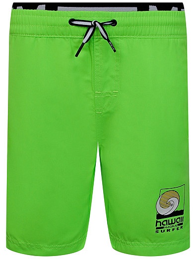 Зеленые пляжные шорты MOLO - 4104519172862 - Фото 1