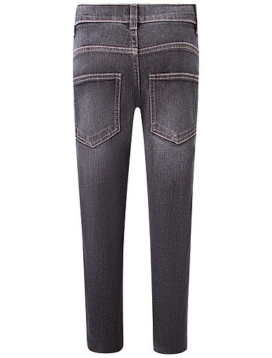 Чёрные джинсы с лампасами Fendi - 1161119980290 - Фото 5