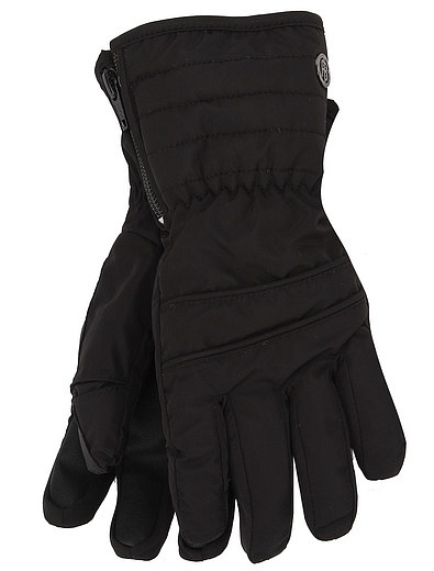 Черные перчатки с утеплителем POIVRE BLANC - 1194508280381 - Фото 1