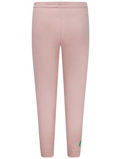 Спортивные брюки розового цвета из хлопка Stella McCartney - 4244509171861 - Фото 3