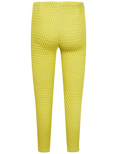 Желтые стеганые утепленные брюки NAUMI - 1602809980010 - Фото 5