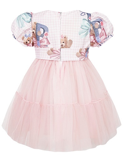 Розовое платье с пышной юбкой Balloon Chic - 1054609281345 - Фото 2
