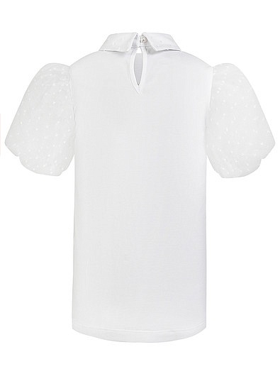 Блуза с пышными рукавами SILVER SPOON - 1034509182645 - Фото 2