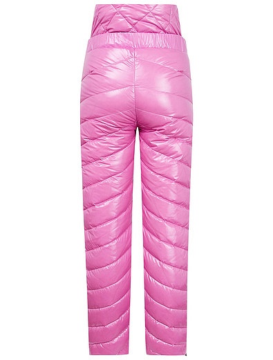 Розовые утепленные брюки NAUMI - 1602609980036 - Фото 3