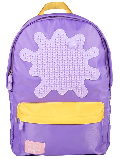 Фиолетовый рюкзак пиксельный Upixel - 1504508270310 - Фото 1