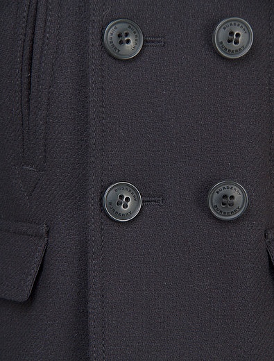 Полу-пальто с отложным воротником из ткани с волокнами шерсти и кашемира Burberry - 1120419680057 - Фото 2