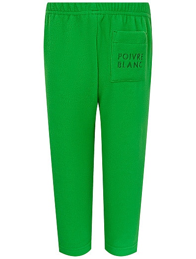 Зеленые спортивные брюки из флиса POIVRE BLANC - 4244529182397 - Фото 2