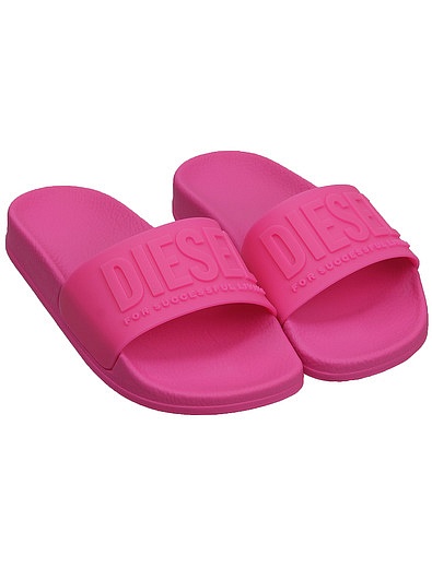 Розовые пляжные шлепанцы Diesel - 2284509271521 - Фото 1