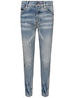 Светлые джинсы с эффектом разбрызганной краски - 1164509071127