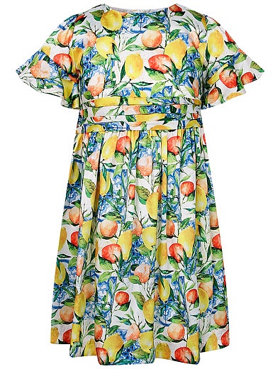 Платье с принтом лимоны ABEL & LULA - 1054609075050 - Фото 1