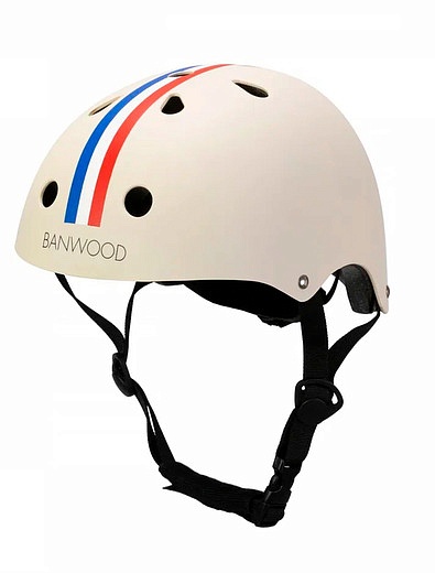 Бежевый шлем с тремя полосками Banwood - 5424520270067 - Фото 1