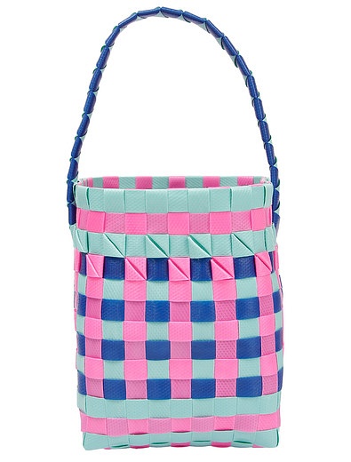 разноцветная пляжная сумка с логотипом Marni - 4134508270040 - Фото 4