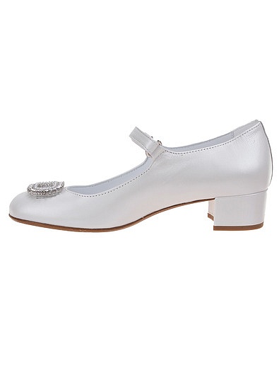 Белые туфли из натуральной кожи Missouri - 2014509371323 - Фото 3