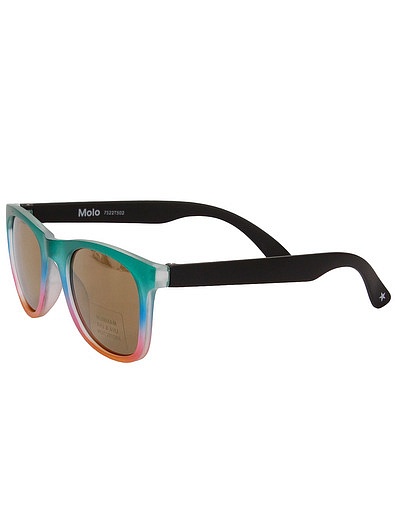 Солнцезащитные очки в радужной оправе MOLO - 5254519270040 - Фото 4