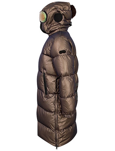 Пуховое пальто со встроенными в капюшон линзами AI Riders on the Storm - 1124509181721 - Фото 3