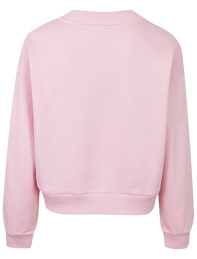 Розовый свитшот с контрастным логотипом Dolce & Gabbana - 0084509370741 - Фото 2