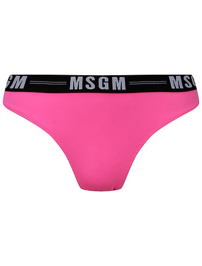Розовый раздельный купальник MSGM - 0884509370112 - Фото 5