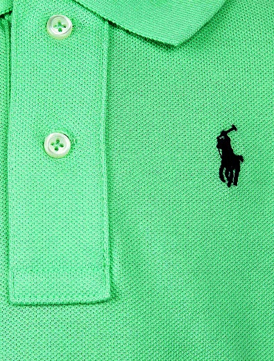 Поло с логотипом бренда Ralph Lauren - 1142219871268 - Фото 2
