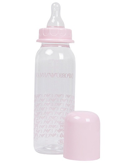 Розовая бутылочка с соской 250 мл. EMPORIO ARMANI - 5112608970021 - Фото 3