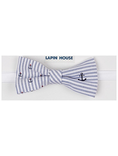 галстук-БАБОЧКА с якорями Lapin House - 1454518070014 - Фото 1