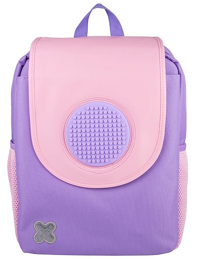 Сиреневый рюкзак пиксельный с розовыми вставками Upixel - 1504528270109 - Фото 1