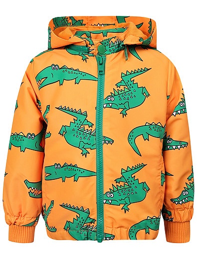 Оранжевая куртка с крокодилами Stella McCartney - 1074519270864 - Фото 1