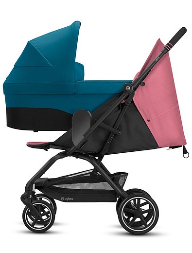 Детская коляска Cybex Eezy S+ 2 BLK Magnolia Pink с дождевиком и бампером CYBEX - 4004529170035 - Фото 8