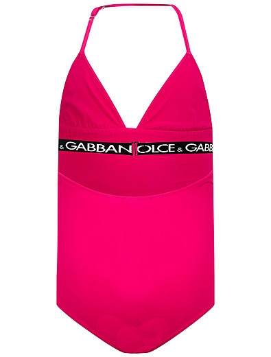 слитный Купальник с логотипом Dolce & Gabbana - 0884509270696 - Фото 2