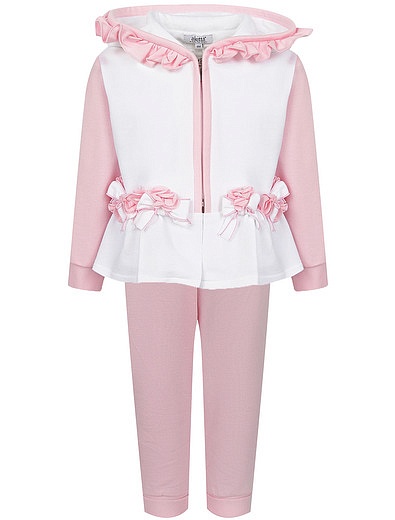 Бело-розовый спортивный костюм Aletta - 6004509270098 - Фото 1