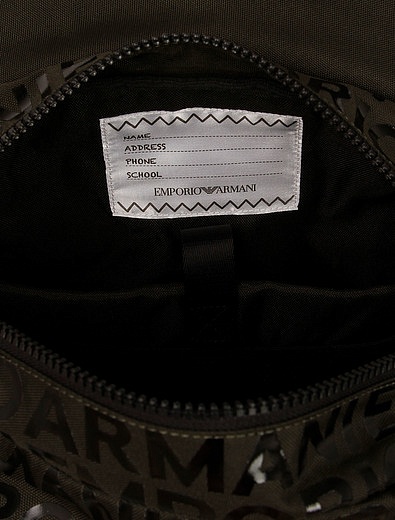 Рюкзак с принтом логотипа EMPORIO ARMANI - 1504528180675 - Фото 5