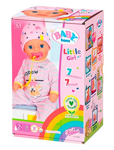 Интерактивная кукла BABY born 36 см ZAPF CREATION - 7114509280337 - Фото 2