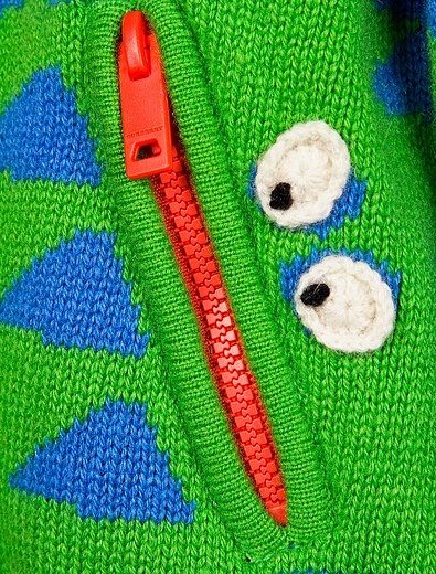 Джемпер с разноцветным принтом и логотипом Burberry - 1262519880521 - Фото 2