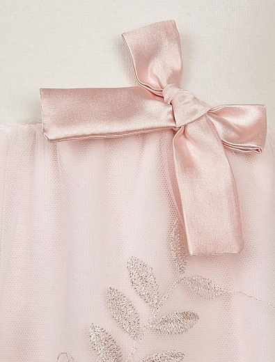 Розовое платье с объёмной вышивкой Marlu - 1052609880391 - Фото 2