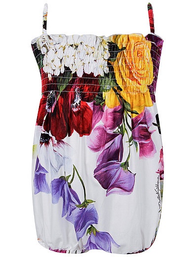 Боди с цветочным принтом Dolce & Gabbana - 1253909970250 - Фото 1