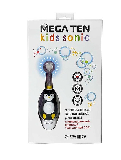 Электрическая зубная щетка MEGATEN KIDS SONIC Megaten - 6494528280046 - Фото 2