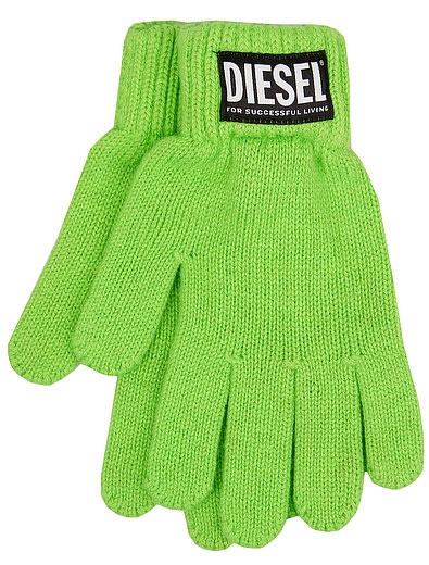 Перчатки из шерсти и хлопка Diesel - 1194528180050 - Фото 1