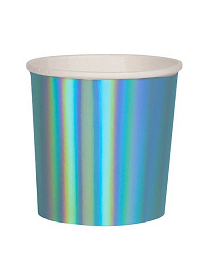 Набор синих одноразовых стаканчиков 8 шт. Meri Meri - 2294520081412 - Фото 1