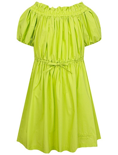неоново-зелёное Платье Pinko - 1054709270195 - Фото 1