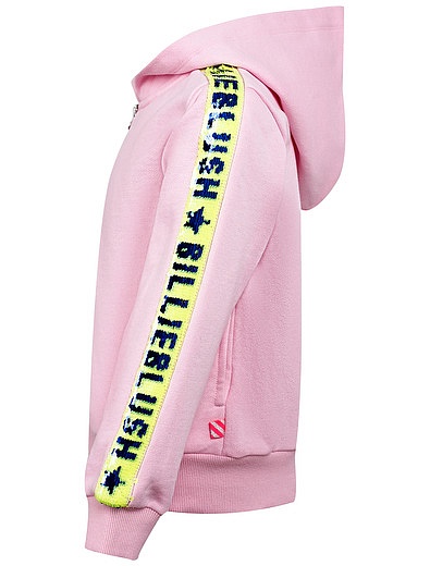 розовый спортивный костюм с лампасами на рукавах Billieblush - 6004509270142 - Фото 4