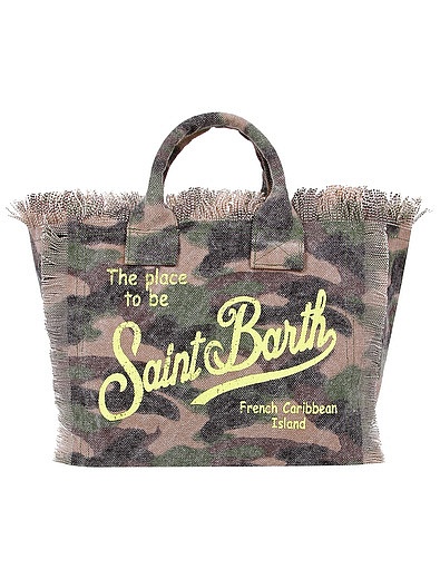 Пляжная сумка из хлопка MC2 Saint Barth - 4134508070015 - Фото 3