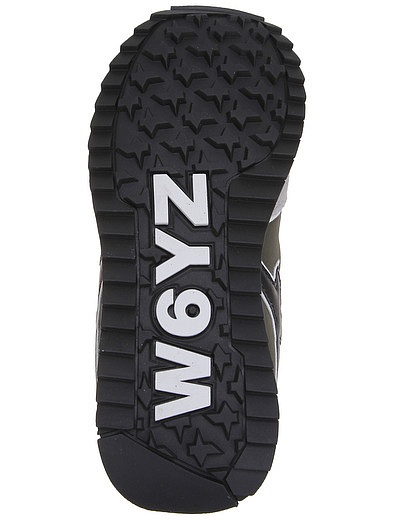 Кроссовки на шнуровке из комбинированных материалов W6YZ - 2104519281719 - Фото 5