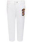 Белые брюки с мишкой - 1084529410389