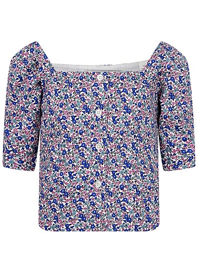 Блуза с цветочным принтом LES COYOTES DE PARIS - 1034509270991 - Фото 1