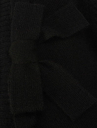 Черный кардиган с рюшами Aletta - 1401109880293 - Фото 2
