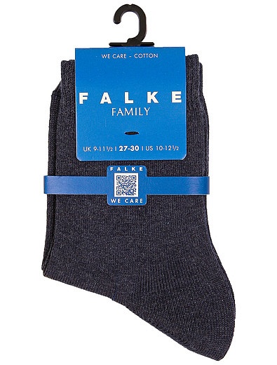 Синие носки из хлопка FALKE - 1534529180824 - Фото 1