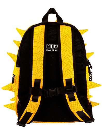 Желтый Рюкзак с шипами 40х30 MUI-MaxItUP - 1504500280089 - Фото 5