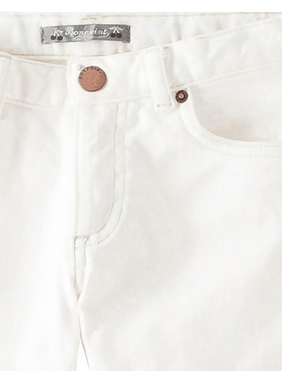 Белые брюки из денима Bonpoint - 1084519181794 - Фото 3